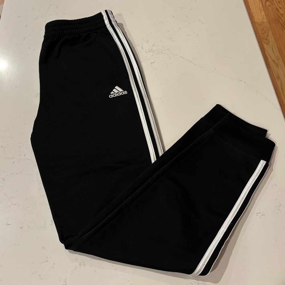 Adidas Kids 3-Stripe Joggers - Black, XL (18/20)
